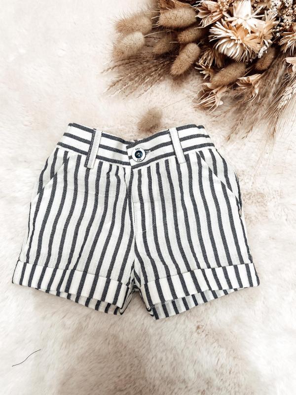 Coverfoto PAZ l Boy trousers with navy blue stripes
