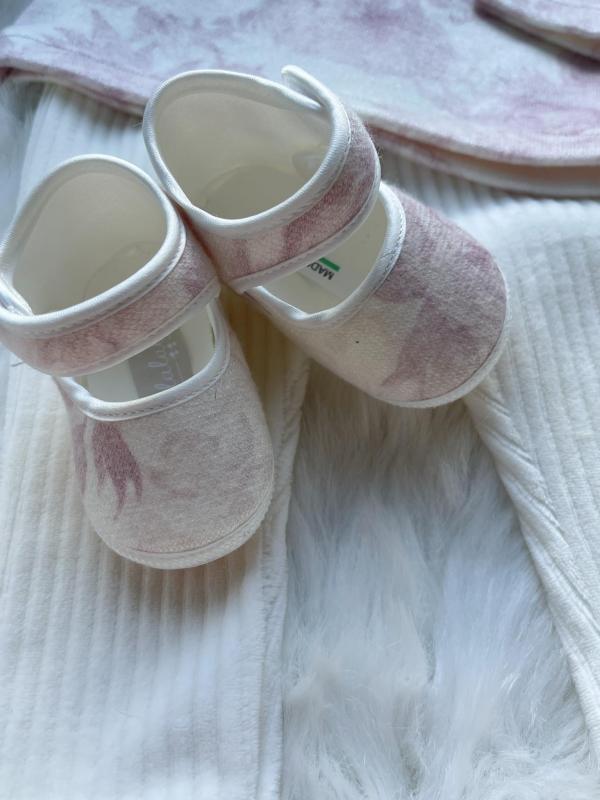 Alternatieve foto LALALU I Pink rose babyshoes
