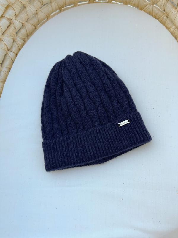 Alternatieve foto IL TRENINO I Navy blue knitted hat