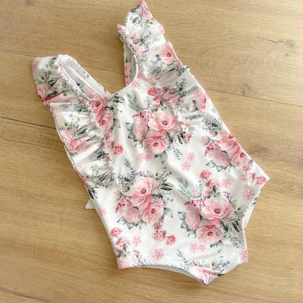 Coverfoto CORDEL I Swimsuit pink flowers