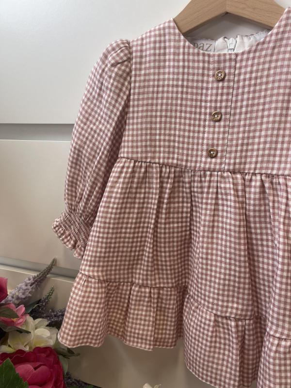 Alternatieve foto PAZ I Pink tartan dress