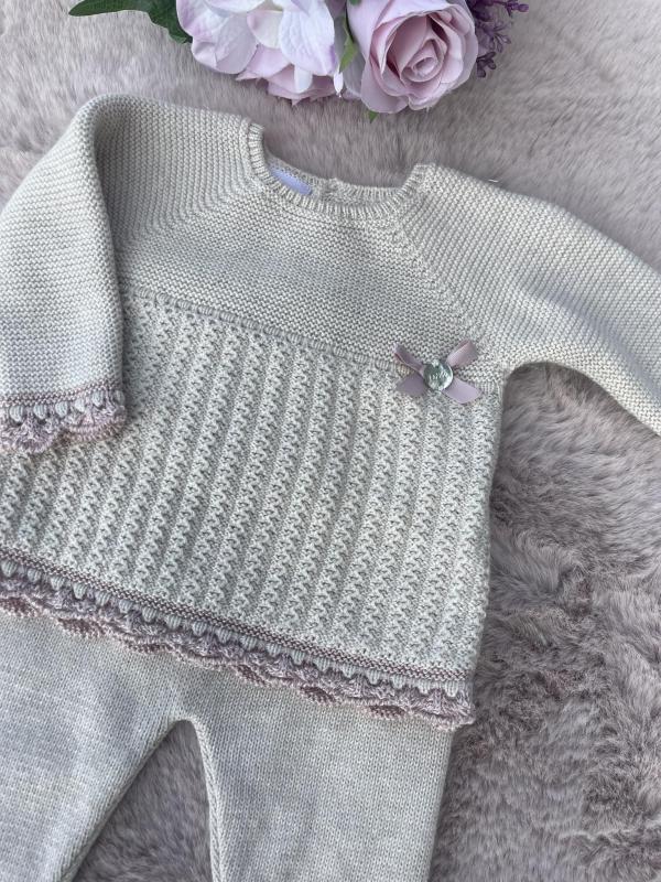 Alternatieve foto PAZ I Beige knitted set