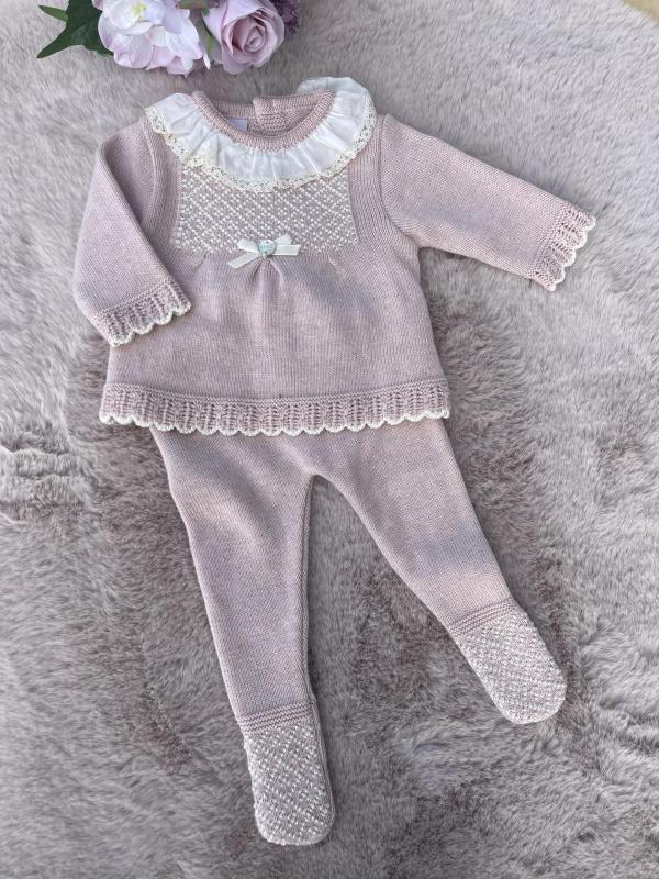 Coverfoto PAZ I Pink knitted set