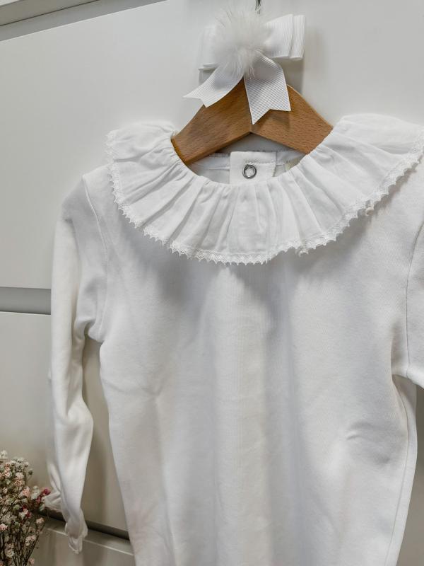 Alternatieve foto BABYLAI I White Ruffle Shirt