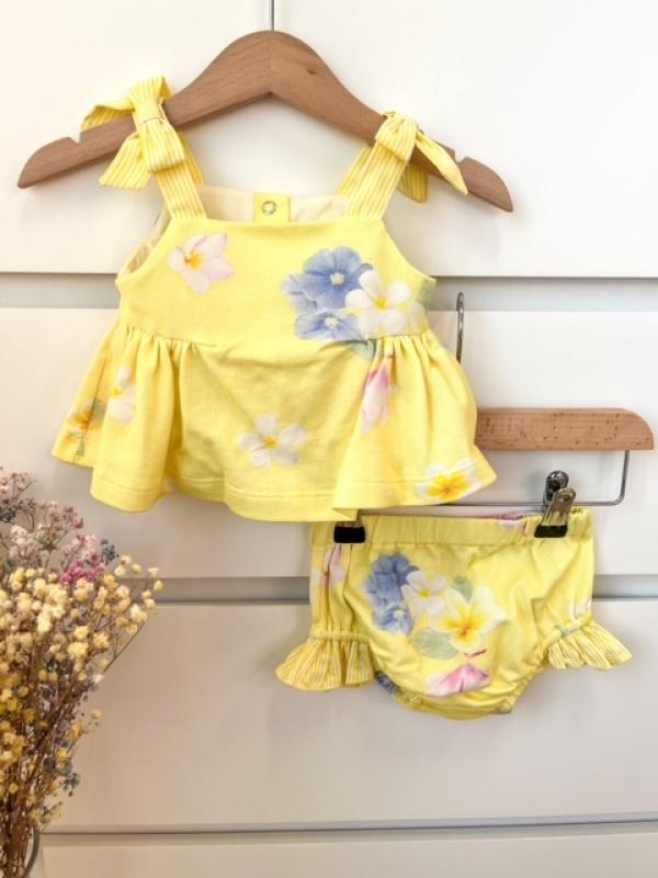 Coverfoto LAPIN HOUSE I Babysuit yellow flowers