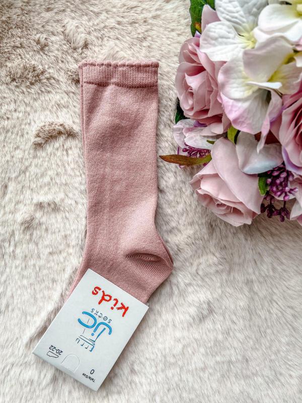 Coverfoto JC CASTELLA I Plain Knee Socks With Ribbed Top Old Pink